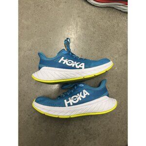 Hoka One One Men's Carbon Blue Running 1113526 dbctr Men size 9 used no box